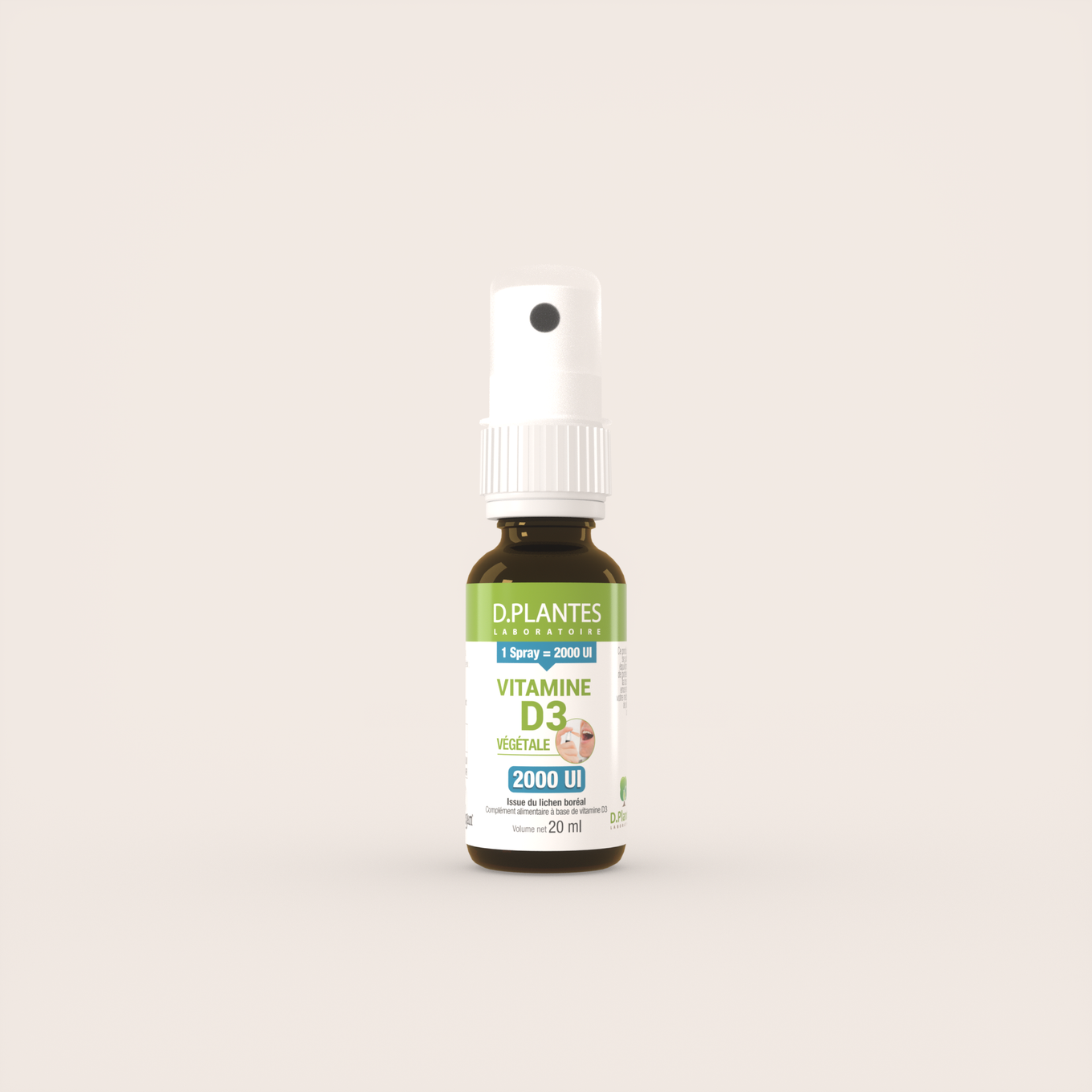Vitamine D3 végétale 2000 UI spray
