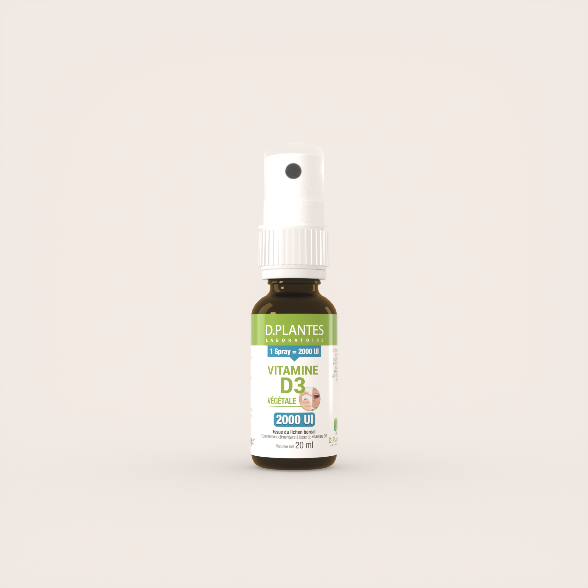 Vitamine D3 végétale 2000 UI spray