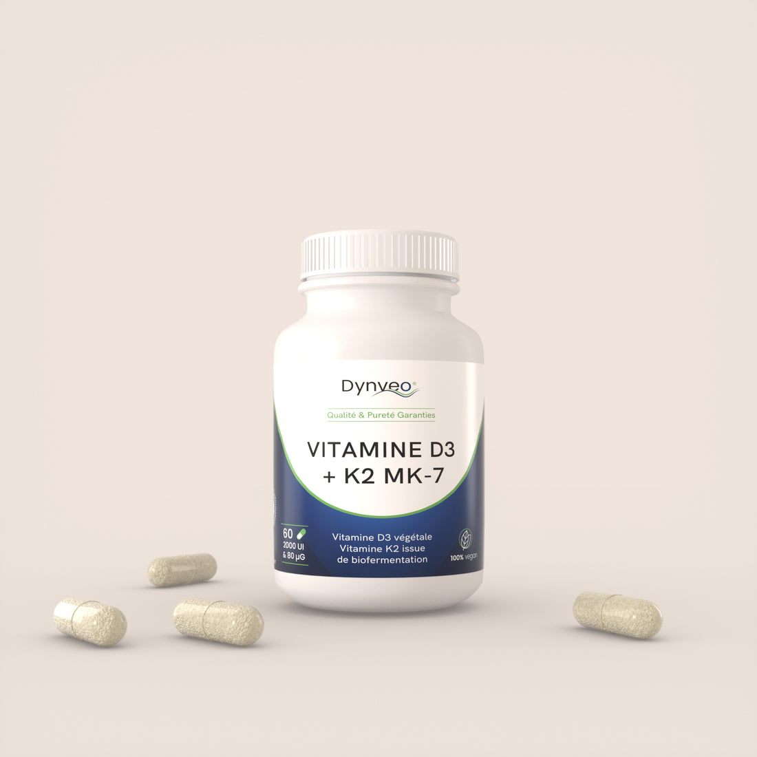 Vitamine D3 K2 végétale 2000 UI