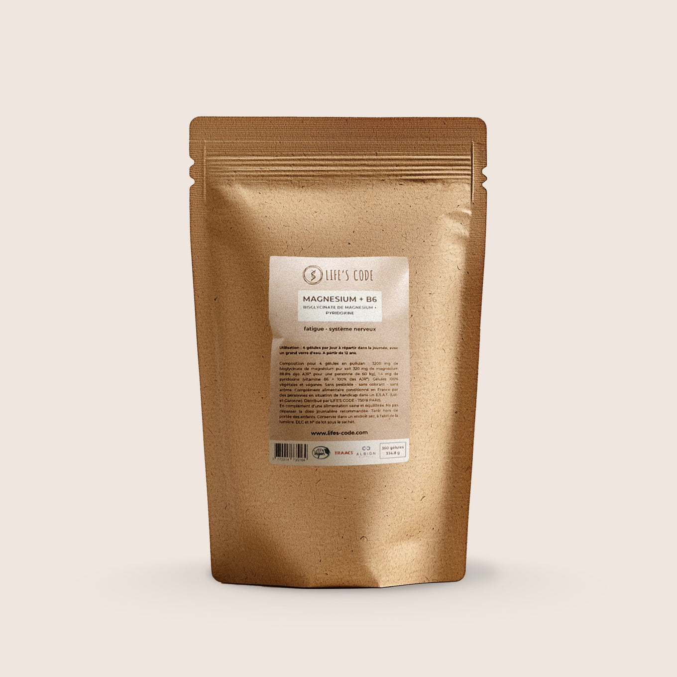 Magnésium bisglycinate et B6