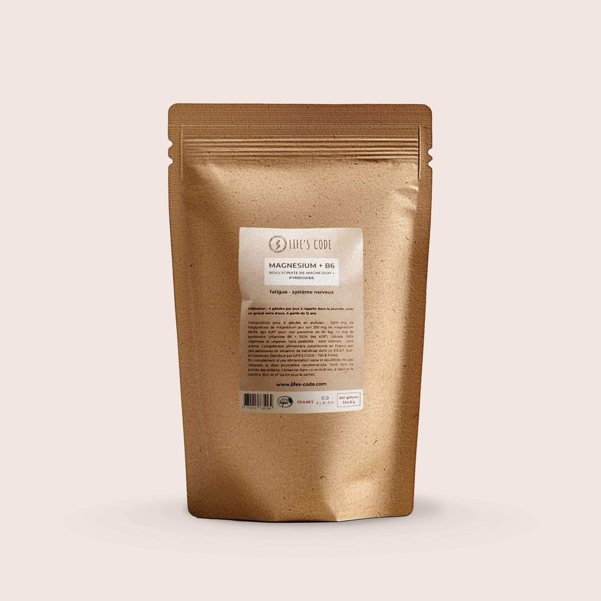 Magnésium bisglycinate et B6