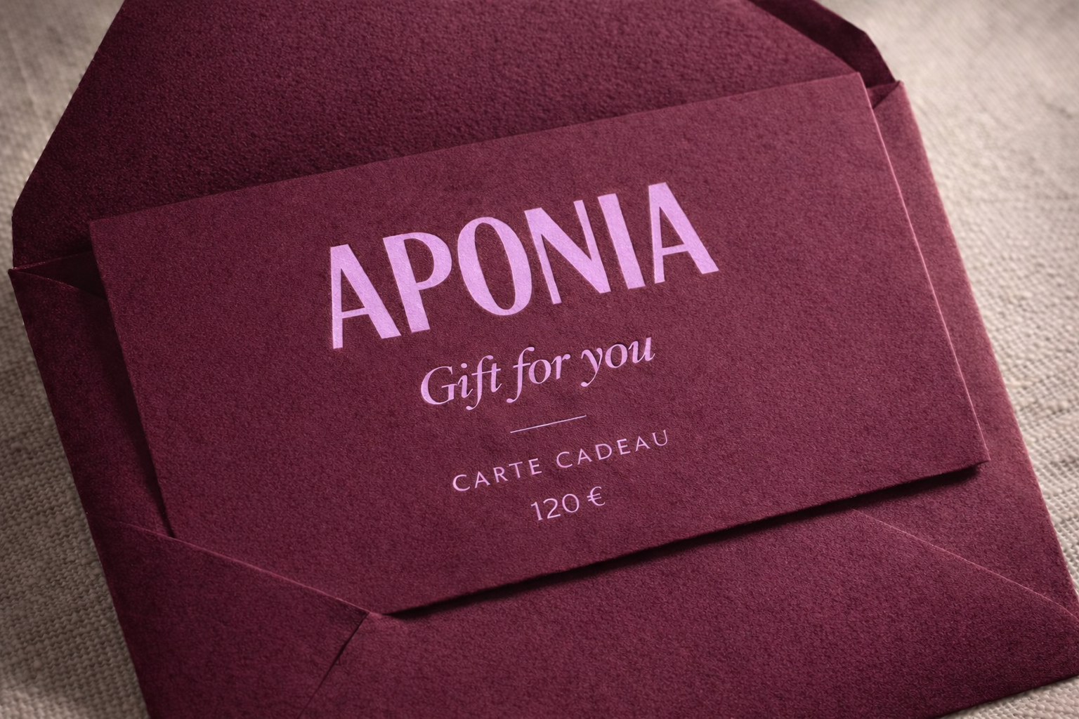 Carte-cadeau Aponia 120 euros