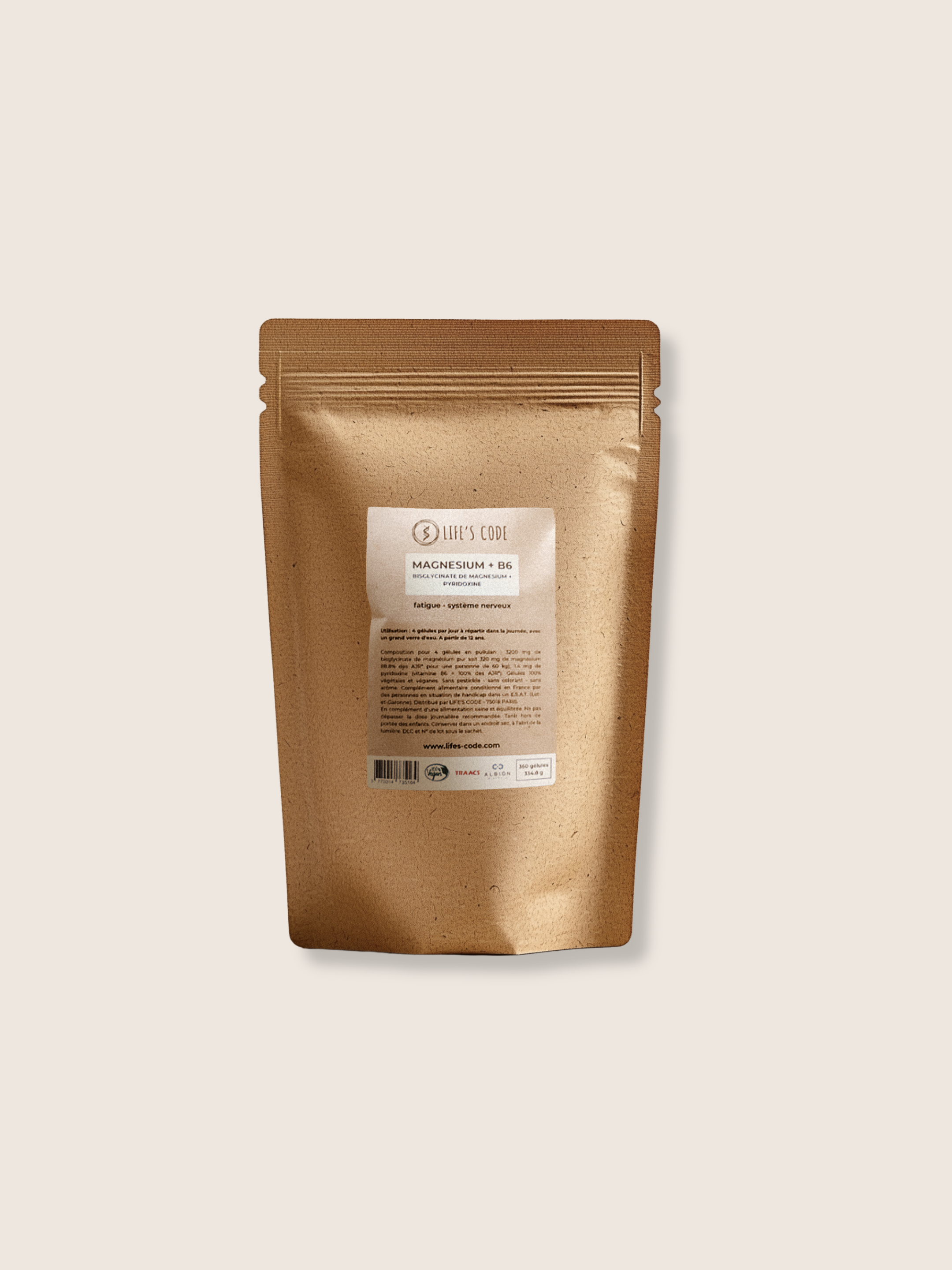 Magnésium bisglycinate et B6