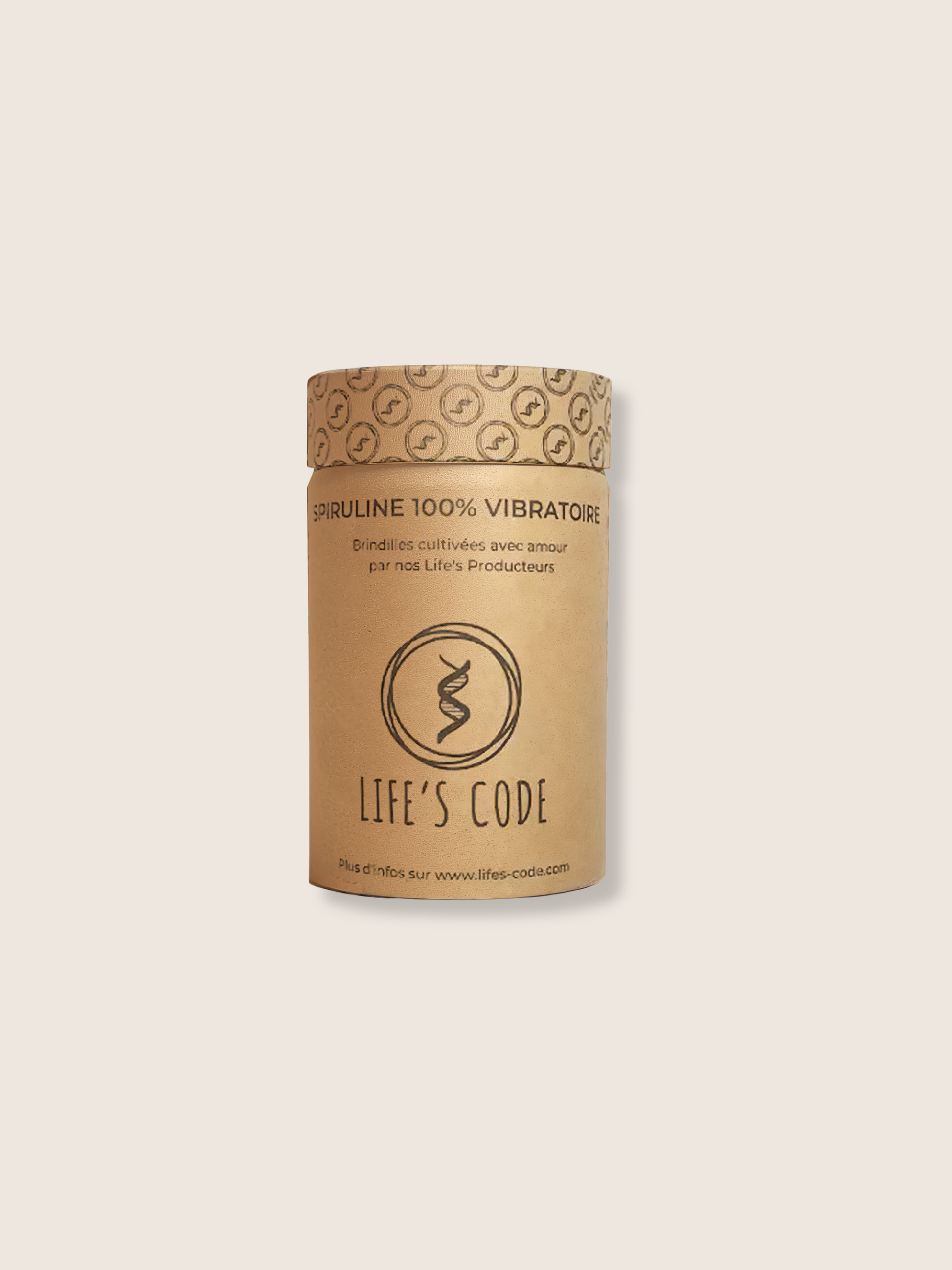 Pot de comprimés de spiruline vibratoire pure, Life's Code