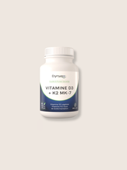 Flacon de gélules de vitamine D3 K2 végétale, Dynveo