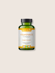 Flacon de gélules de vitamines B bio naturelles, Biophenix