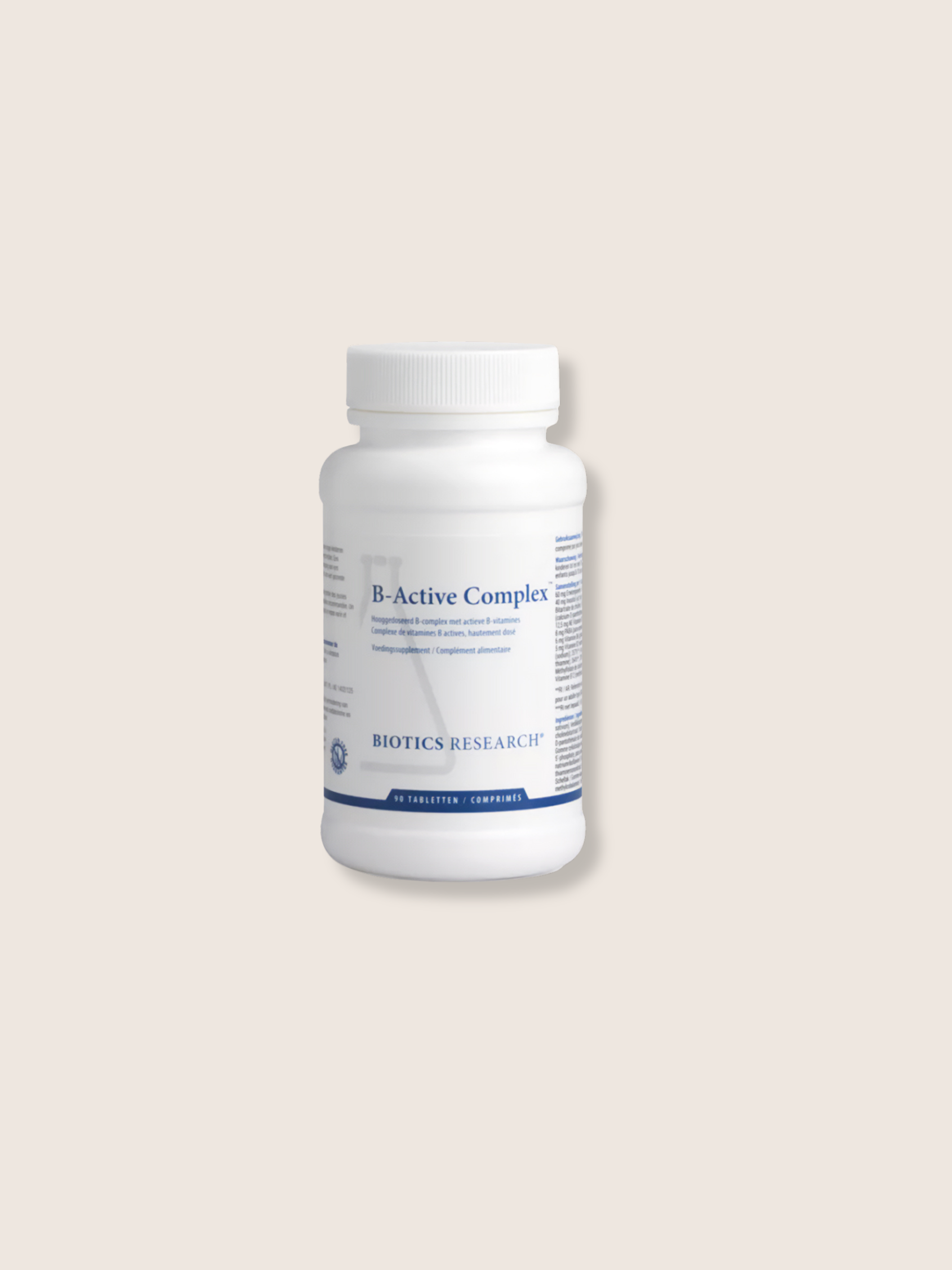 Flacon de gélules B-Active Complex de vitamines B, Energetica Natura